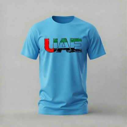 UAE Flag Text Graphic T-Shirt