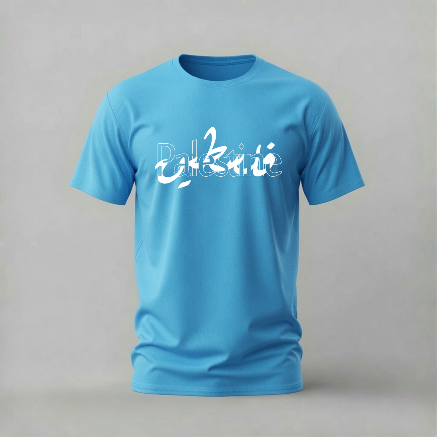 PALESTINE Arabic Calligraphy Graphic T-Shirt