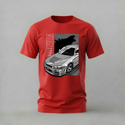 GODZILLA SHADOW GT-R Graphic T-Shirt