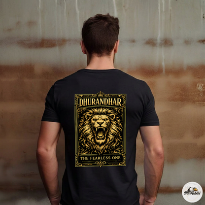 Dhurandhar The Fearless One Lion T-Shirt