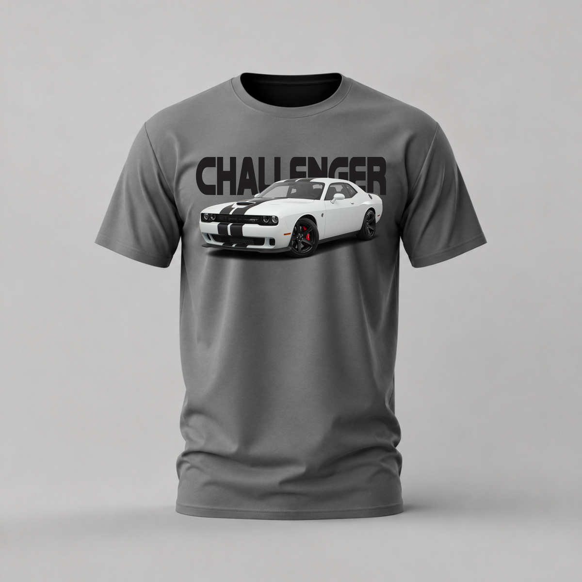 DODGE CHALLENGER WHITE Graphic T-Shirt