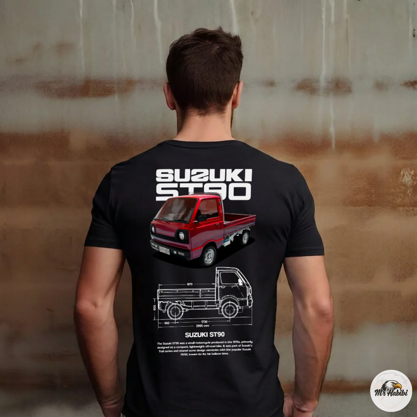 SUZUKI ST90 Classic Truck Graphic T-Shirt