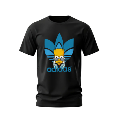 BART SIMPSON Adidas Logo Graphic T-Shirt