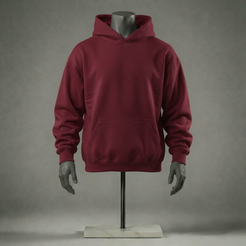 Plain Fleece Hoodie