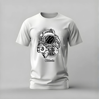 BITCOIN Astronaut Graphic T-Shirt