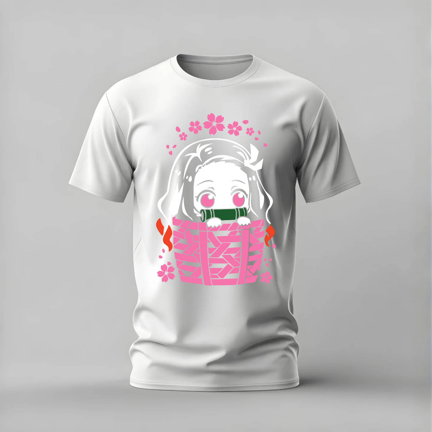 CHIBI NEZUKO Basket Graphic T-Shirt