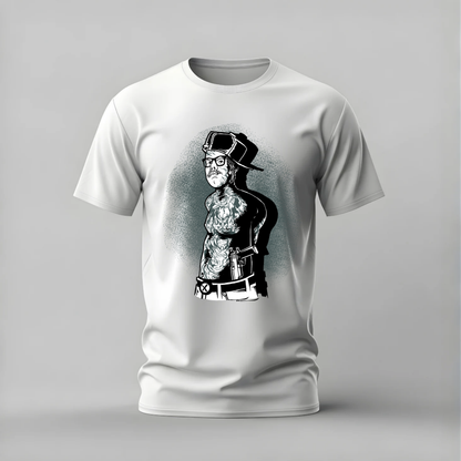 TATTOOED GUNSLINGER Graphic T-Shirt