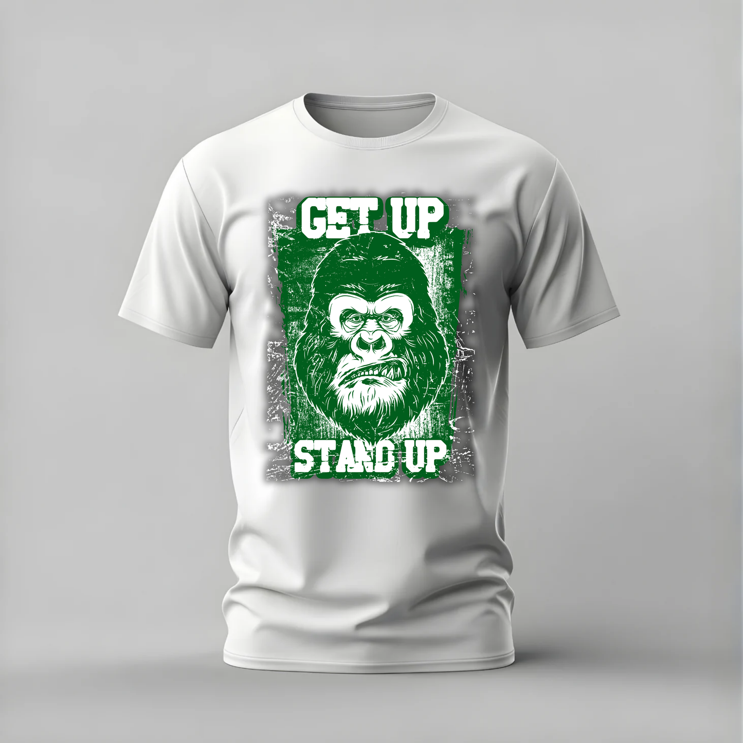 GET UP STAND UP Gorilla Graphic T-Shirt