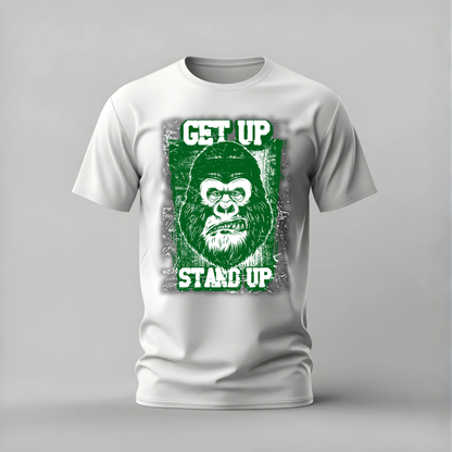 GET UP STAND UP Gorilla Graphic T-Shirt