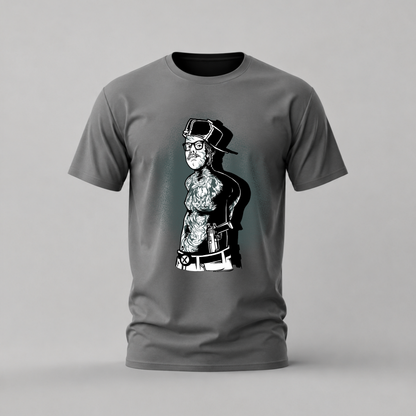 TATTOOED GUNSLINGER Graphic T-Shirt