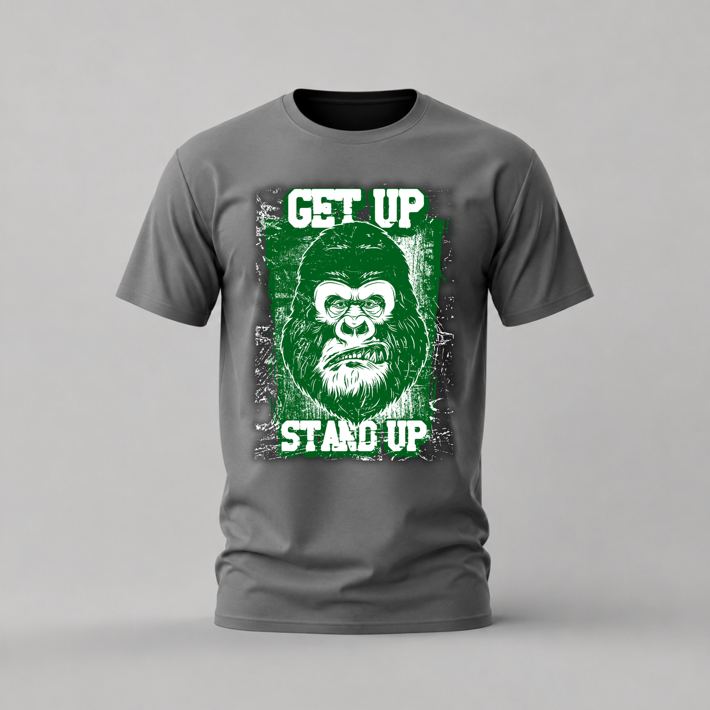 GET UP STAND UP Gorilla Graphic T-Shirt