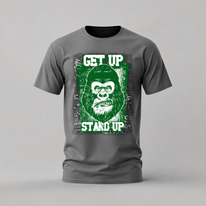GET UP STAND UP Gorilla Graphic T-Shirt
