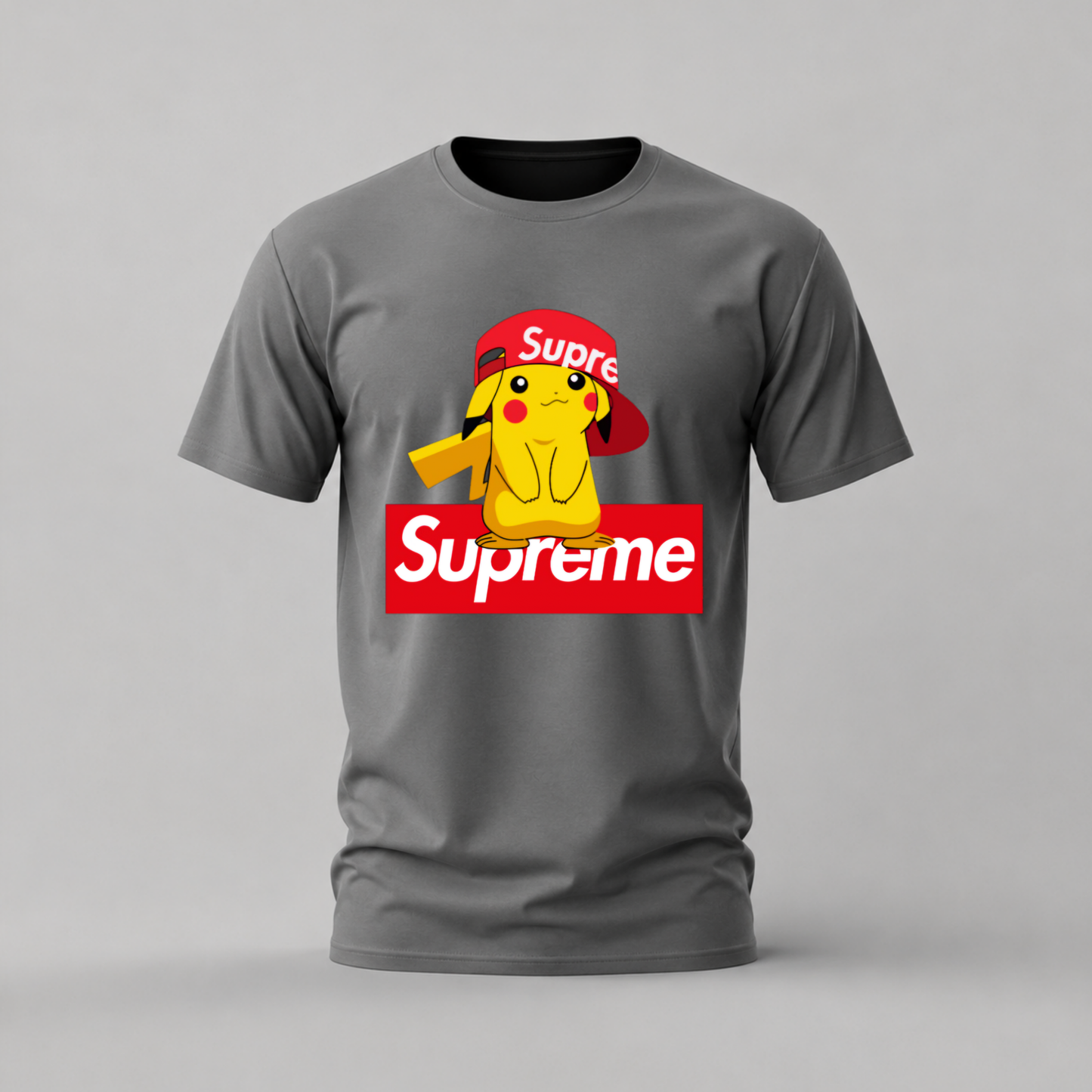 SUPREME PIKACHU Graphic T-Shirt