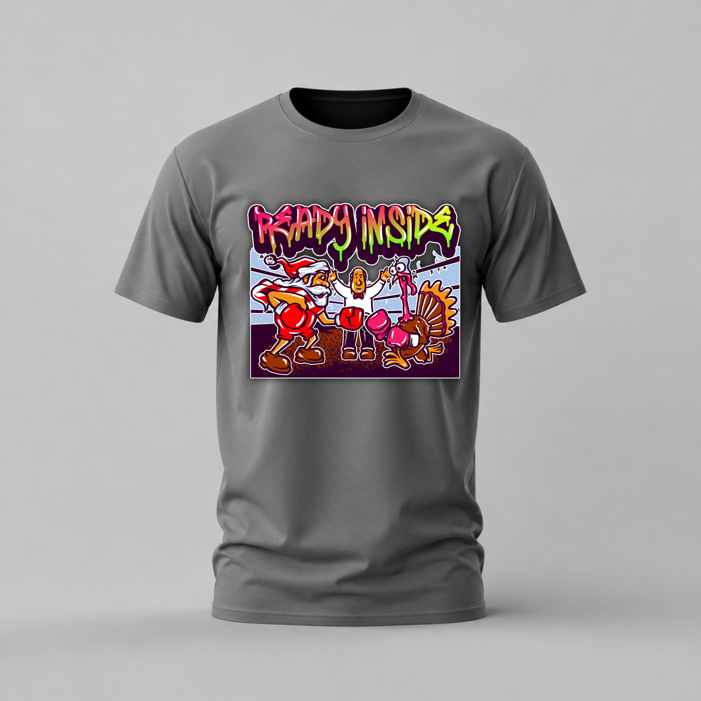READY INSIDE Boxing Graphic T-Shirt