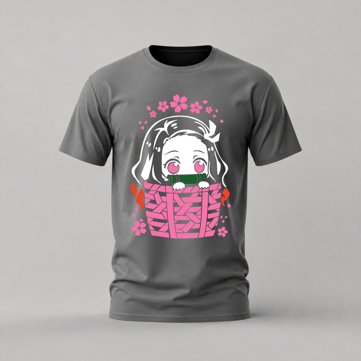 CHIBI NEZUKO Basket Graphic T-Shirt