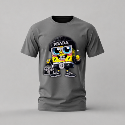 PRADA SPONGEBOB Graphic T-Shirt