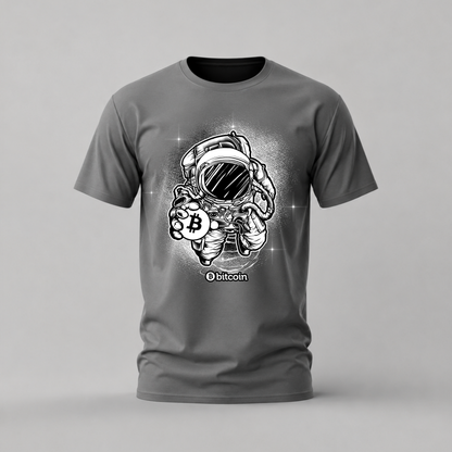 BITCOIN Astronaut Graphic T-Shirt