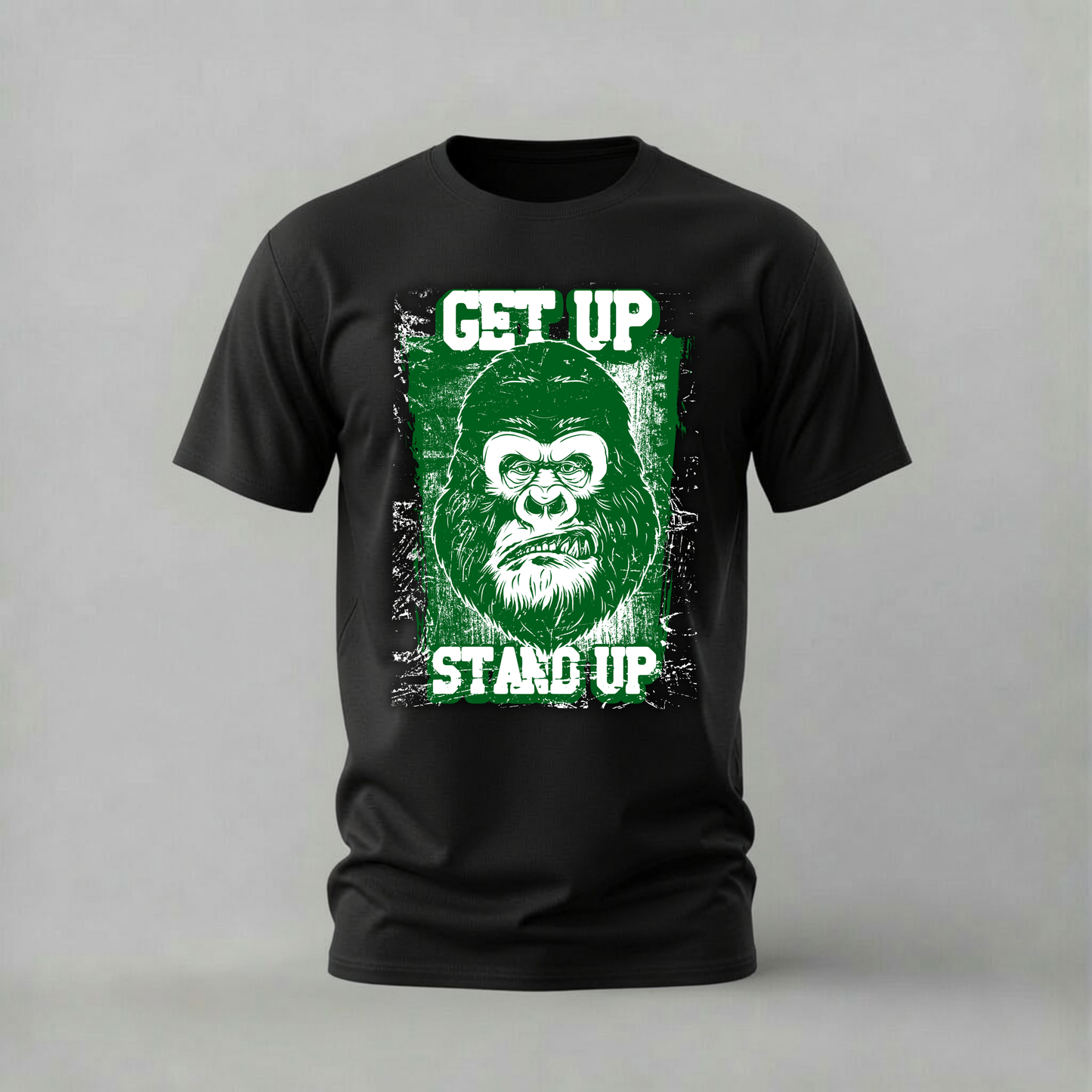 GET UP STAND UP Gorilla Graphic T-Shirt