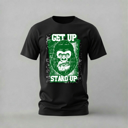 GET UP STAND UP Gorilla Graphic T-Shirt