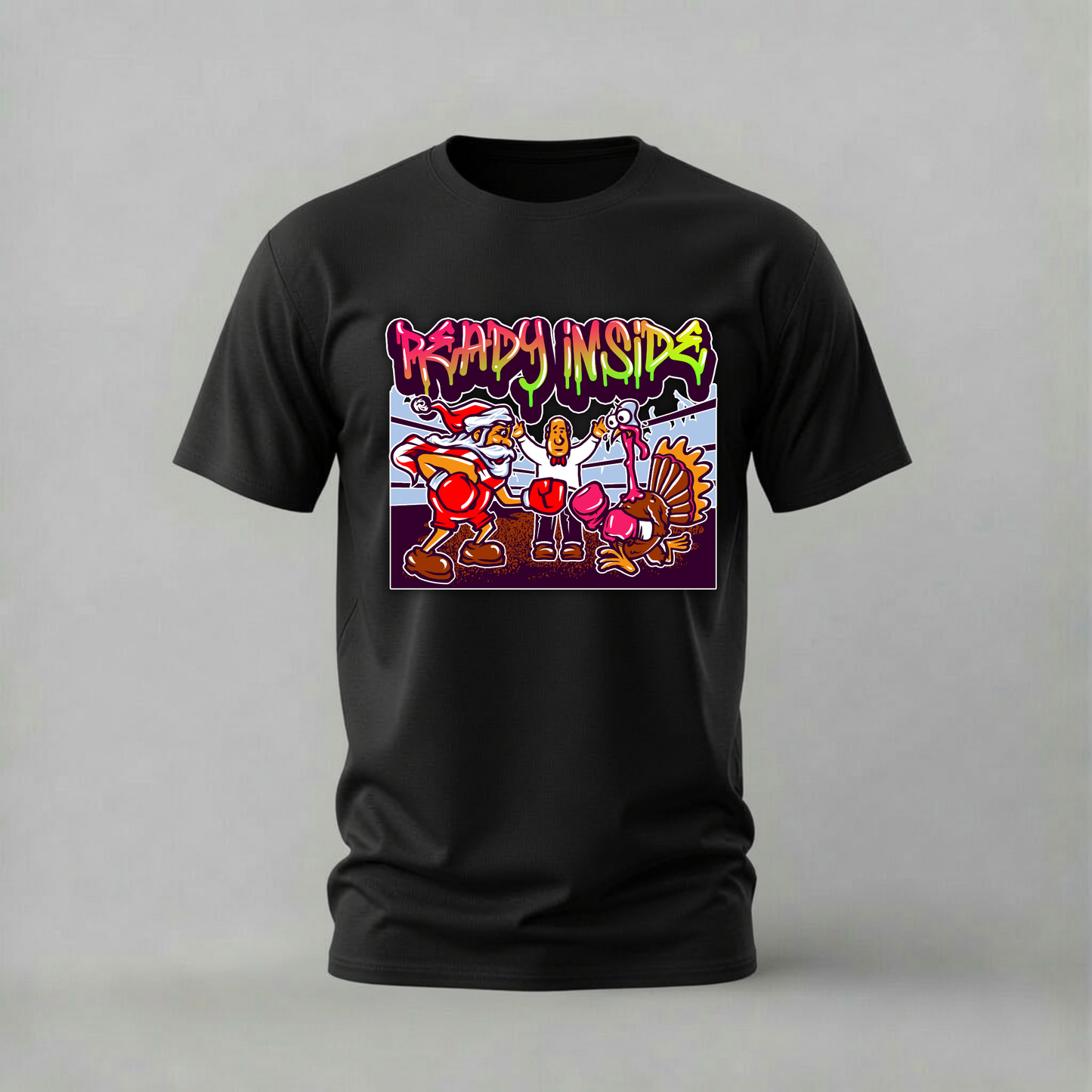 READY INSIDE Boxing Graphic T-Shirt