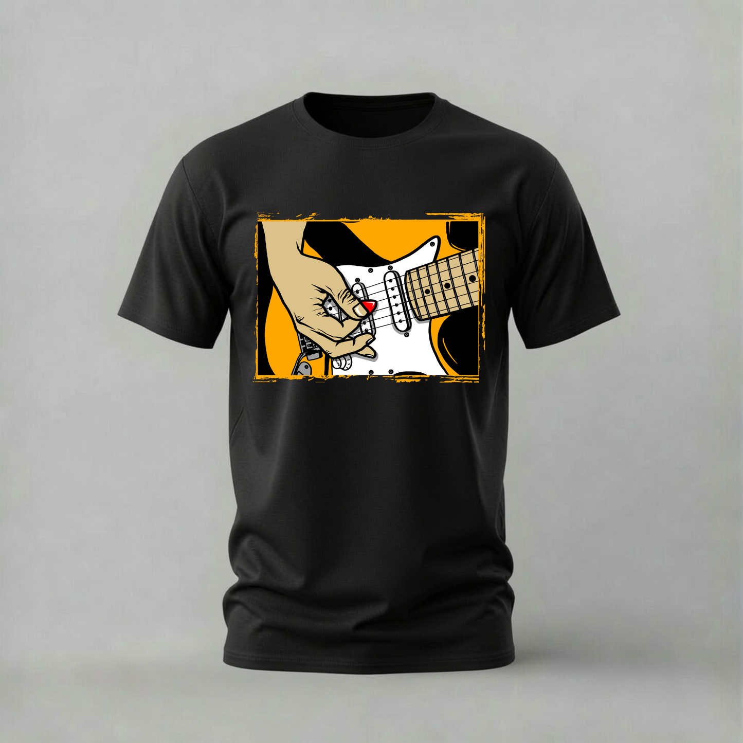 ELECTRIC GUITAR Hand Graphic T-Shirt