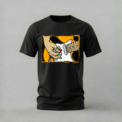 ELECTRIC GUITAR Hand Graphic T-Shirt