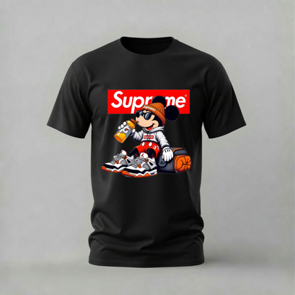 SUPREME MICKEY Mouse Graphic T-Shirt