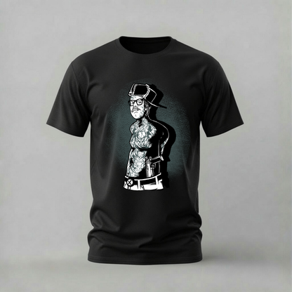 TATTOOED GUNSLINGER Graphic T-Shirt
