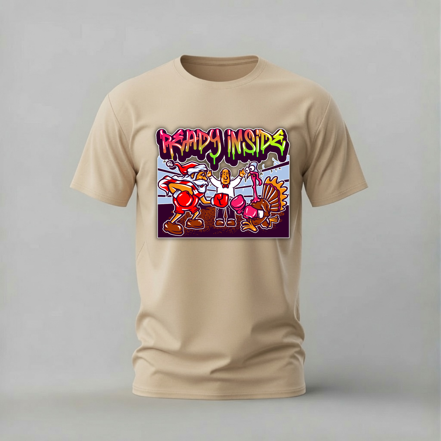 READY INSIDE Boxing Graphic T-Shirt