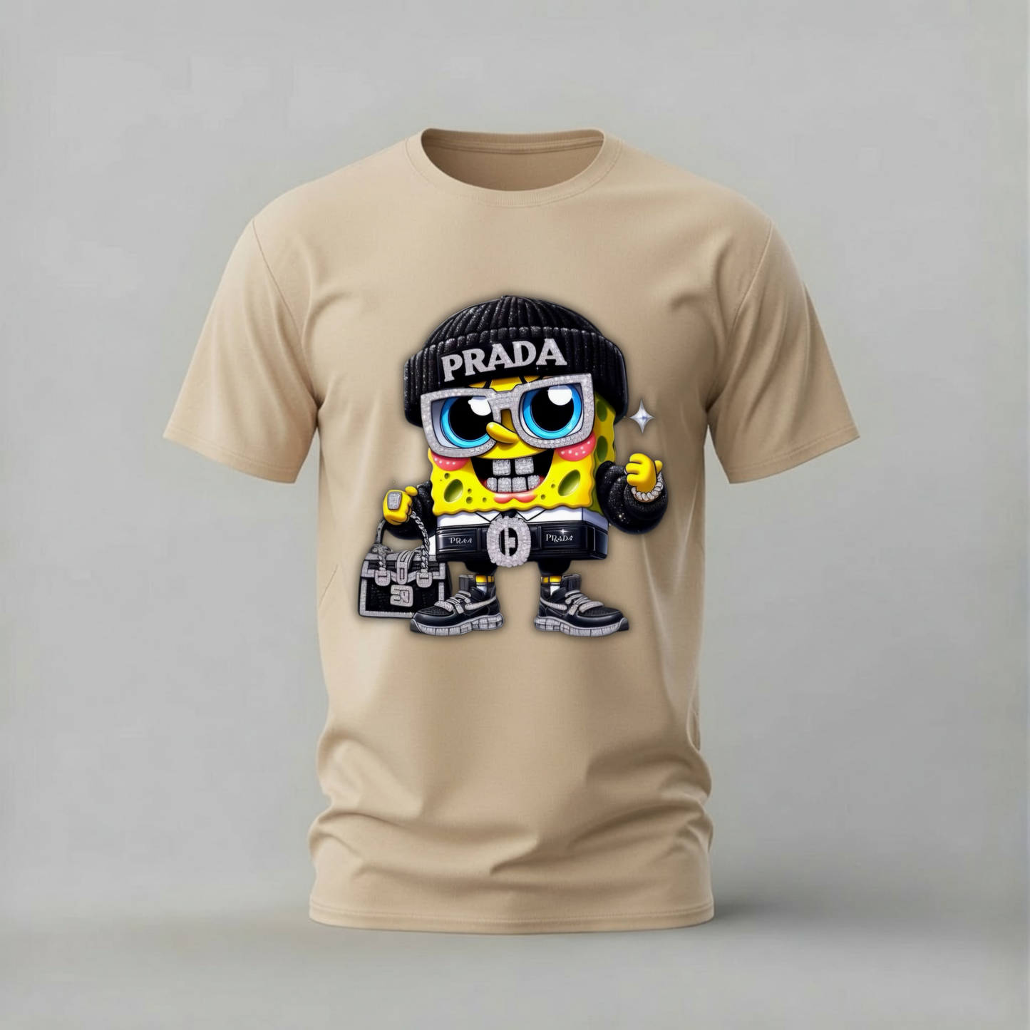 PRADA SPONGEBOB Graphic T-Shirt