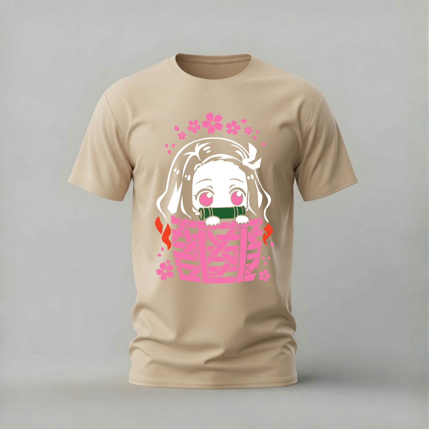 CHIBI NEZUKO Basket Graphic T-Shirt