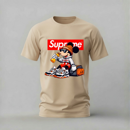 SUPREME MICKEY Mouse Graphic T-Shirt
