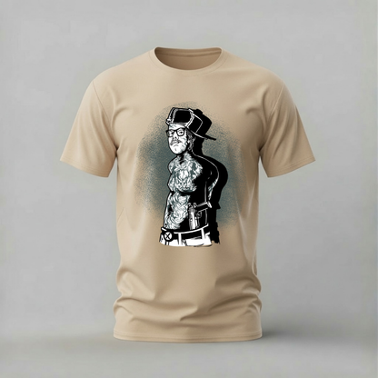 TATTOOED GUNSLINGER Graphic T-Shirt