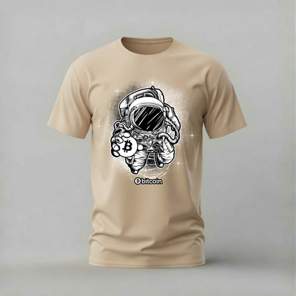 BITCOIN Astronaut Graphic T-Shirt