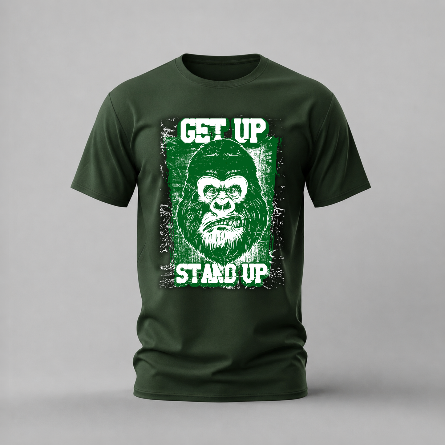 GET UP STAND UP Gorilla Graphic T-Shirt