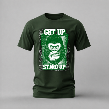 GET UP STAND UP Gorilla Graphic T-Shirt