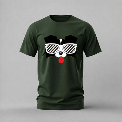 COOL DOG Sunglasses Graphic T-Shirt