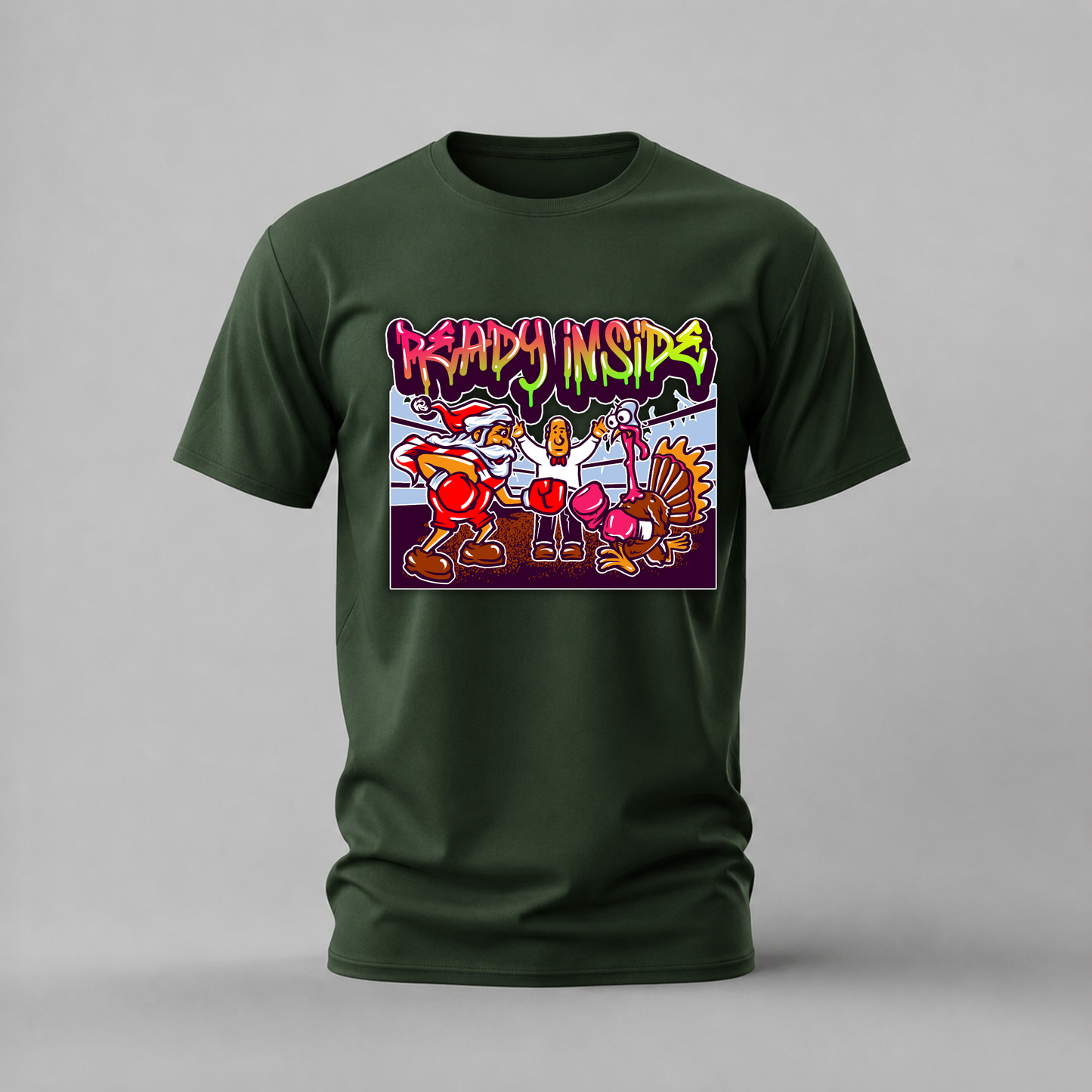 READY INSIDE Boxing Graphic T-Shirt