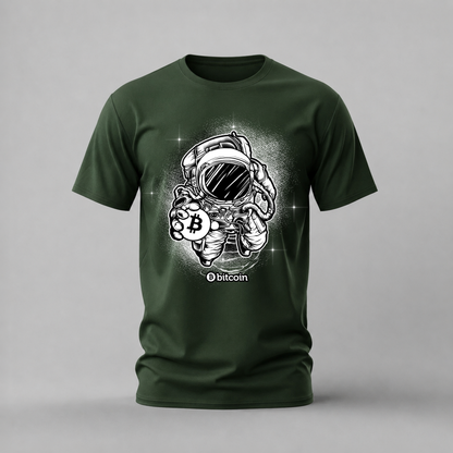 BITCOIN Astronaut Graphic T-Shirt