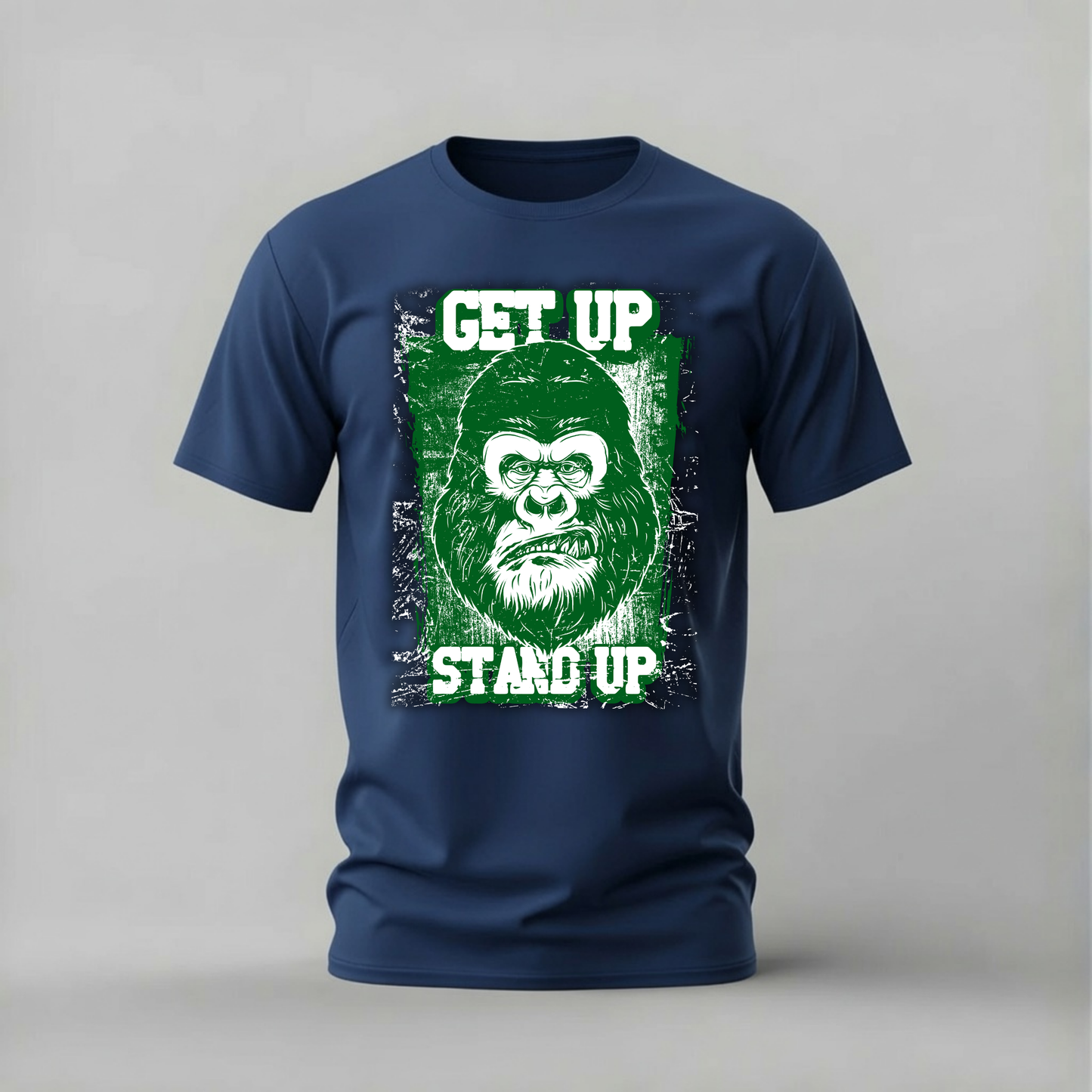 GET UP STAND UP Gorilla Graphic T-Shirt