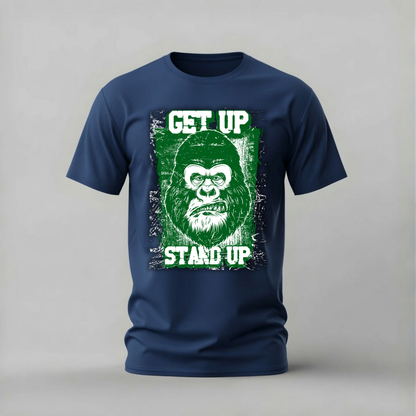 GET UP STAND UP Gorilla Graphic T-Shirt