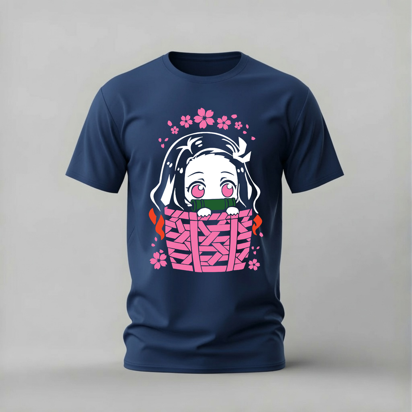 CHIBI NEZUKO Basket Graphic T-Shirt