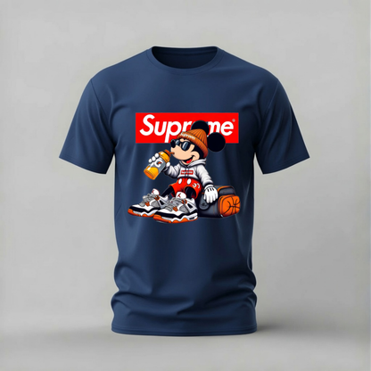SUPREME MICKEY Mouse Graphic T-Shirt
