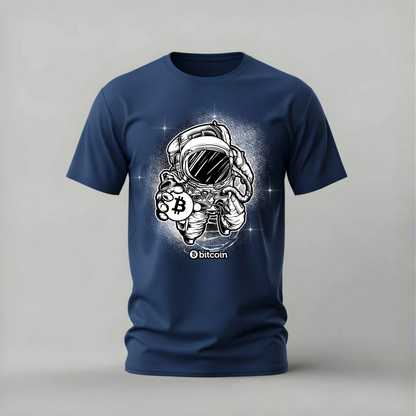BITCOIN Astronaut Graphic T-Shirt