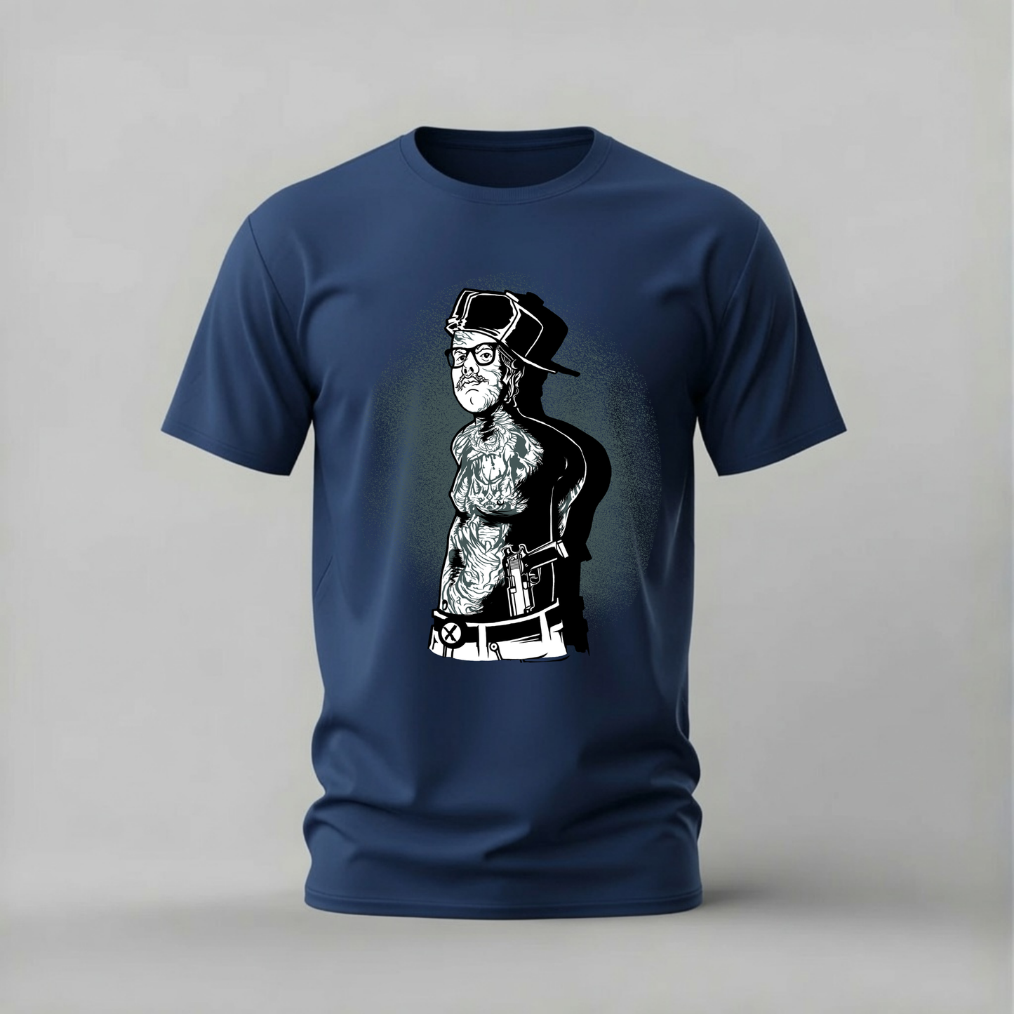 TATTOOED GUNSLINGER Graphic T-Shirt