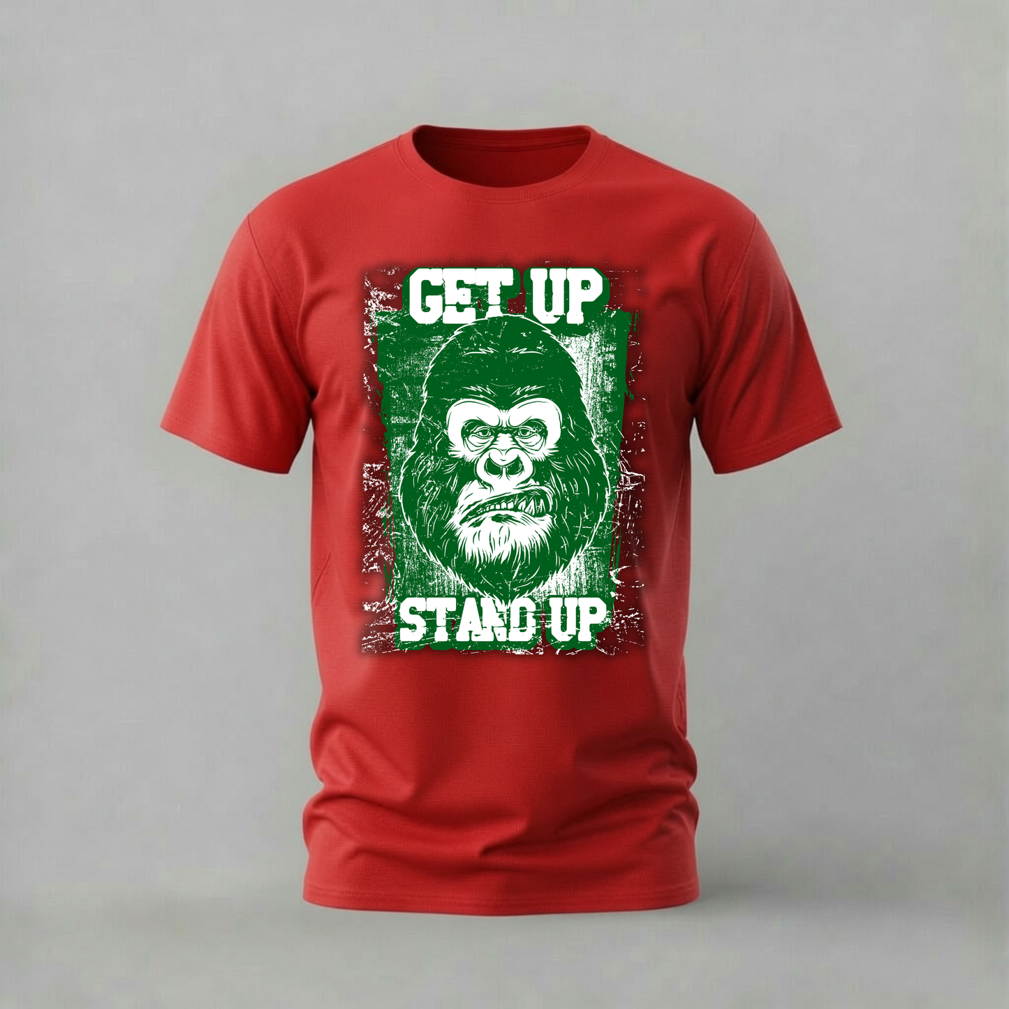 GET UP STAND UP Gorilla Graphic T-Shirt
