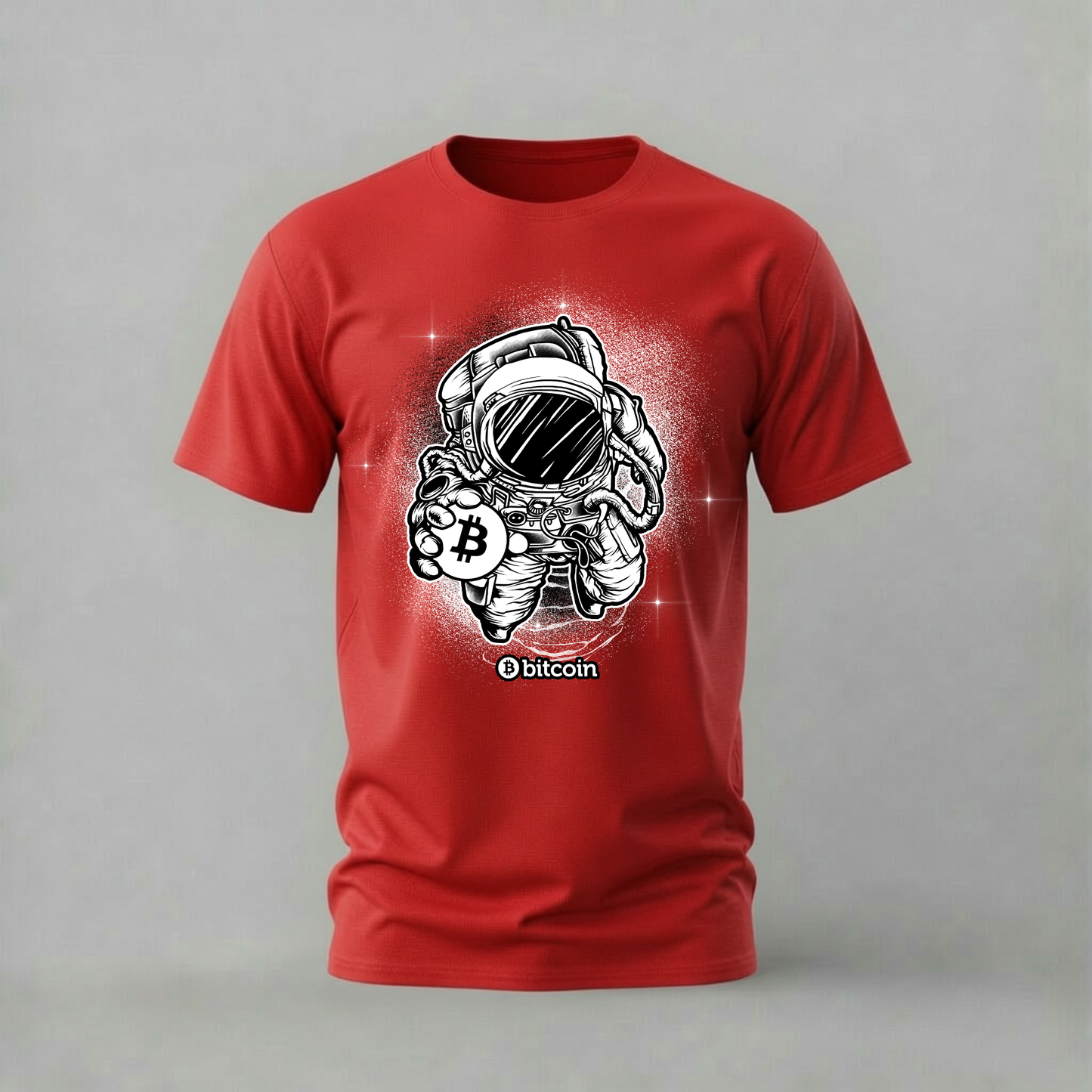 BITCOIN Astronaut Graphic T-Shirt