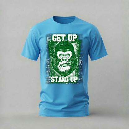 GET UP STAND UP Gorilla Graphic T-Shirt