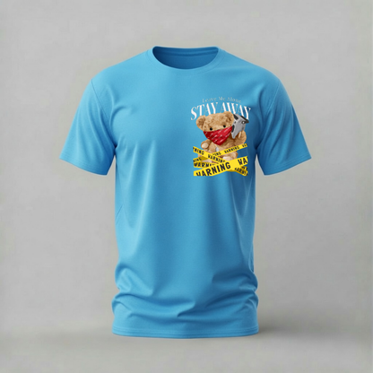 LEAVE ME ALONE Teddy Bear Graphic T-Shirt