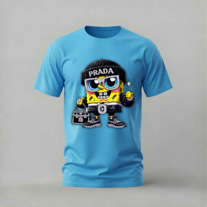 PRADA SPONGEBOB Graphic T-Shirt